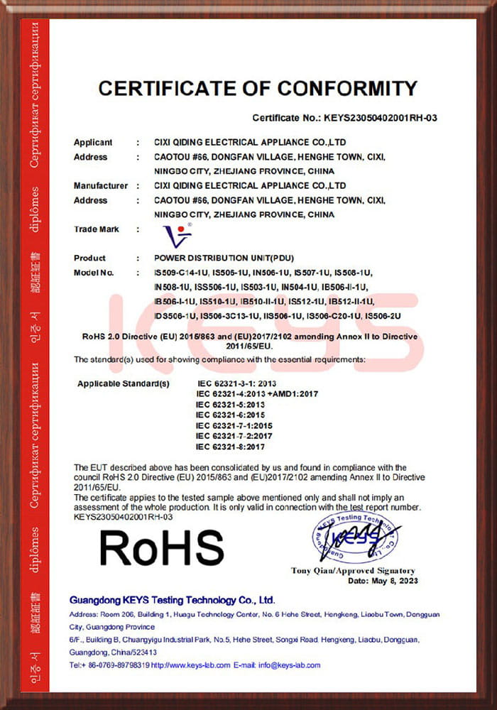 Certifications