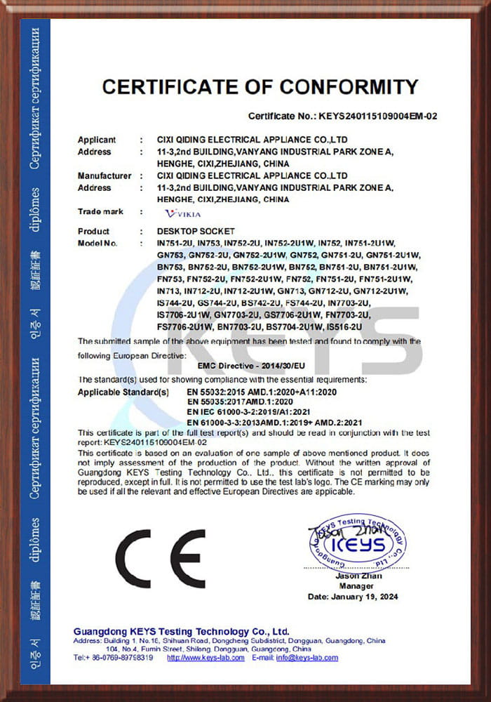Certifications